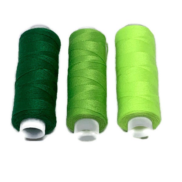 Green Thread. Sew All Polyester Thread Spool. Lime Green 100% Polyester Thread. 250 yards