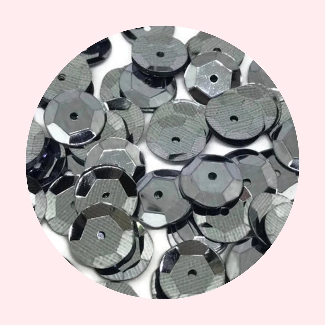 Copper Spangles 8mm Gunmetal Metallic Cup Sequins: DIY Embroidery Supplies (1000pcs) - Etsy