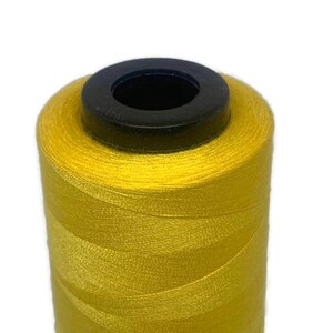 Bright Yellow Polyester Sewing Thread: 1749 Yards, Quilting & Embroidery