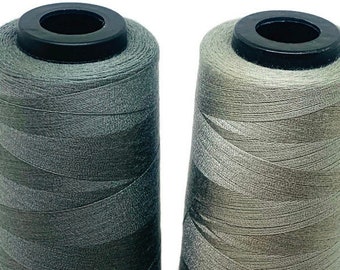 Gray Thread. Grey Thread. Sew All Polyester Thread Spool. Gray 100% Polyester Thread. 1749 Yards