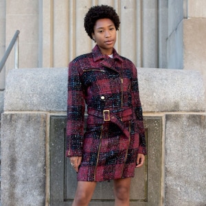 Patrick Kelly Tweed Blazer and Skirt Set image 1