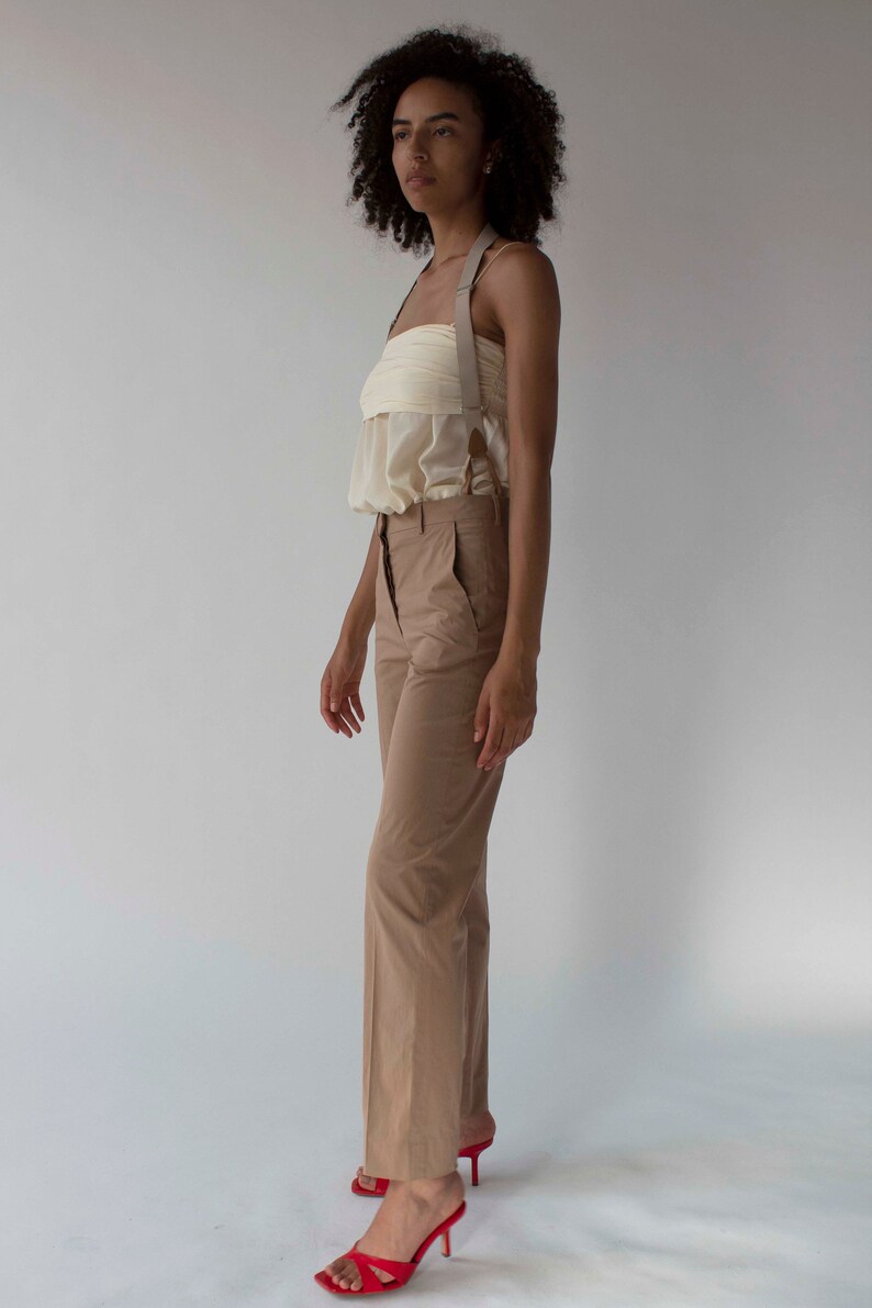 1990 Rare vintage Helmut Lang Trousers with suspenders c