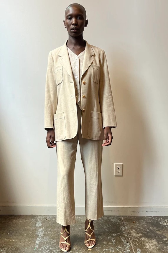 Hermès by Martin Margiela Linen Pantsuit