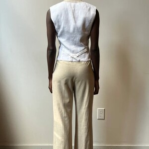 Hermes by Martin Margiela Linen Vest image 4