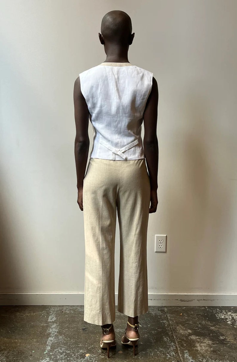 Hermes by Martin Margiela Linen Vest image 4