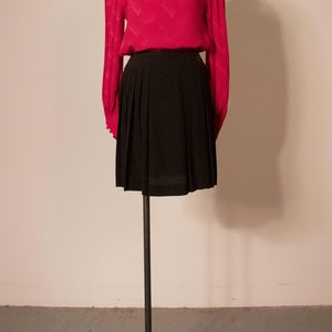 Andrea Odicini red textured silk blouse 画像 5