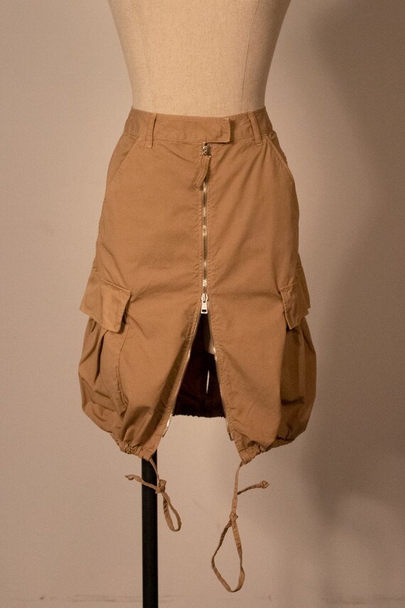 Jean Paul Gaultier Jeans khaki cotton double zip s