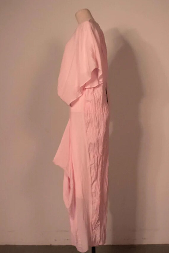 JW Anderson blush pink sheer silk full length gown - image 3