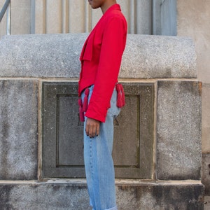 Patrick Kelly Red Tassel Blazer image 3