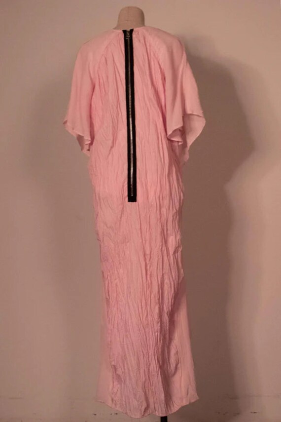 JW Anderson blush pink sheer silk full length gown - image 4