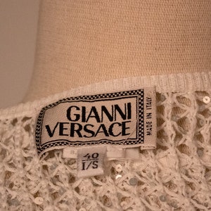 Gianni Versace white rayon blend twin set image 9