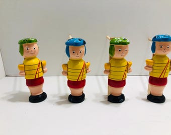 Chavo Del Ocho Wooden Noisemaker, Handmade Mexican Toy