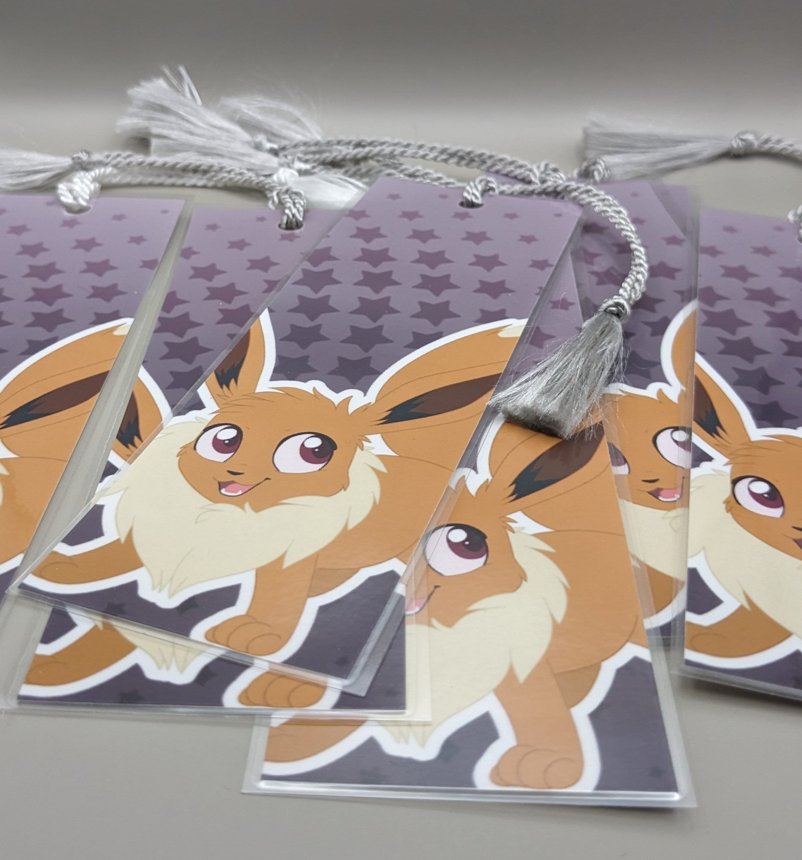 Eevee Laminated Bookmark // Laminated Cute Pokemon Eeveelutions - Etsy