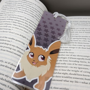 Eevee Laminated Bookmark // Laminated Cute Pokemon Eeveelutions - Etsy