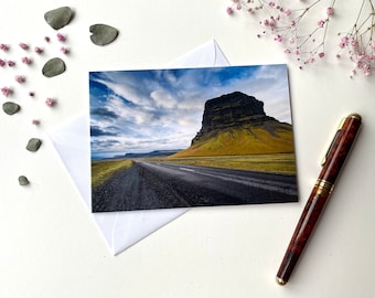 Photo greeting card Island Street - folded card with envelope - format C6