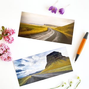 Islanda - orizzonti infiniti e campi ampi - set di cartoline fotografiche XXL da 2