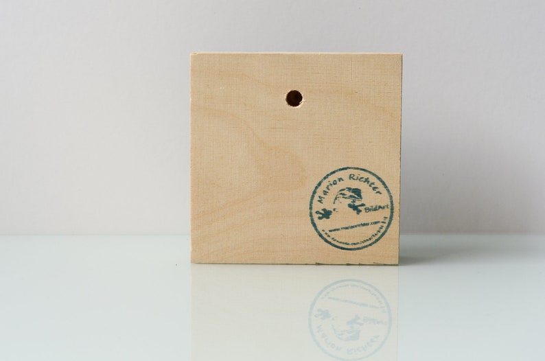 personalisierter Holzdruck, dein Foto auf Holz, ca. 10 cm, Hintergrund natur Bild 2