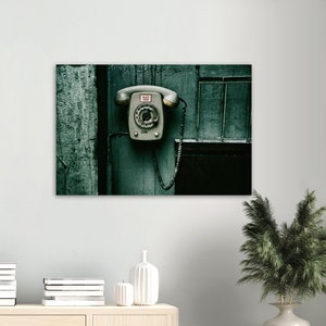 Poster in carta opaca premium con quadrante per officina telefonica
