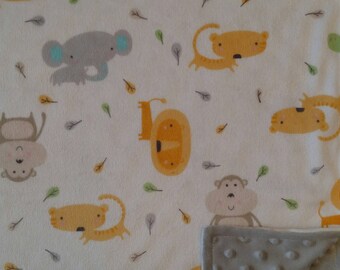 Zoo Animals Baby Blanket