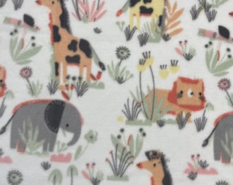 Zoo Animals Baby Blanket