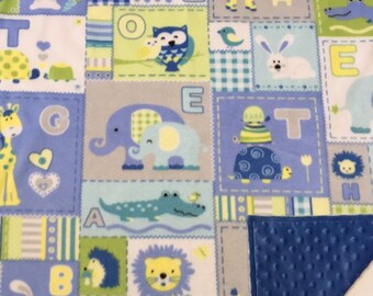 ABC Animal Baby Blanket