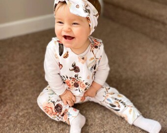 baby girl dungaree outfit