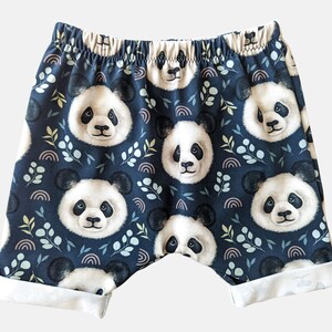 Panda toddler shorts, kids summer outfit, baby shorts, baby boy clothes, girl shorts, toddler shorts, baby gift, gender neutral baby