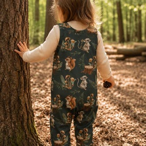 Woodland Kleinkind Strampler, Baby Mädchen Romper, Eichhörnchen Baby Latzhose, Baby Jungen Kleidung, unisex Baby Geschenk, Baby Herbst Outfit