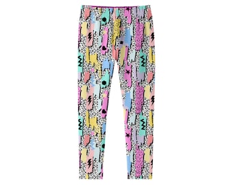Disco toddler leggings, baby boy leggings, baby girl clothes, baby girl gift, unisex baby gift, retro kids leggings, organic baby clothes