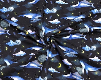 Baby harem pants, unisex baby clothes, baby boy clothes, baby boy gift, whale baby joggers, gift for kids, gender neutral baby
