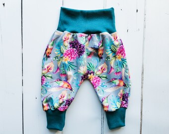 Baby shower gift | Baby pants Baby joggers Grow with me pants Girl Maxaloones Joggers Toddler pants Cloth diaper pants Boy