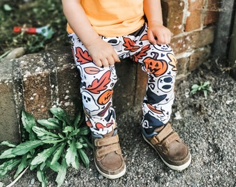 Halloween toddler outfit, baby boy leggings, halloween leggings, baby boy clothes, baby girl gift, spooky outfit
