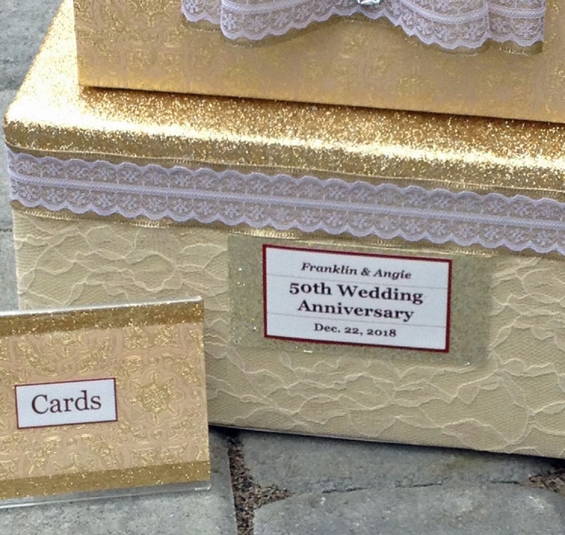 50th anniversary card box,50th anniversary gifts for parents,50th anniversary invitation,50th anniversary decorations,50th anniversary sign