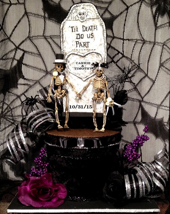 Halloween Weddinghalloween Decorationskull Weddingwedding Etsy