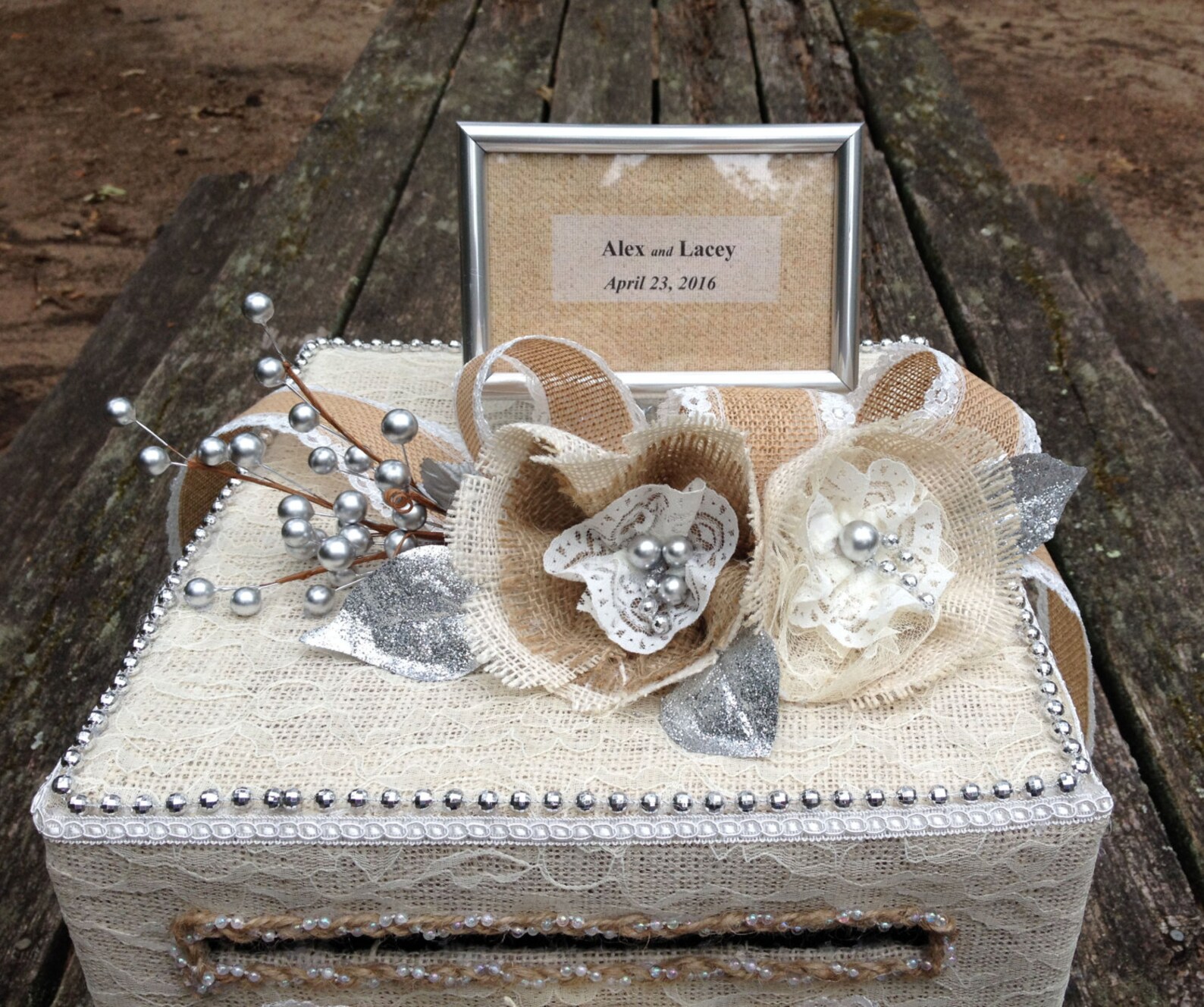 Rustic Wedding Decor,rustic Wedding,card Box With Slot,rustic Wedding ...