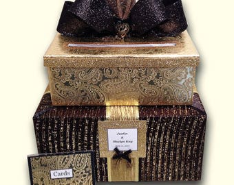 Gold Wedding,Card Holder,Wedding Card Box,Gold Wedding Band,Gold Wedding invitation,gold wedding cake topper,gold wedding cake stand,wedding