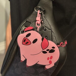 fat nuggets keychain hazbin acrylic