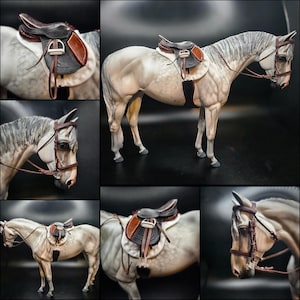 1:9 Scale LSQ Breyer Peter Stone Resin Model Horse English Hunter Tack Set