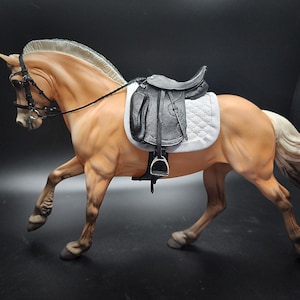 Breyer Stone Resin Model Horse LSQ Pony Dressage Set