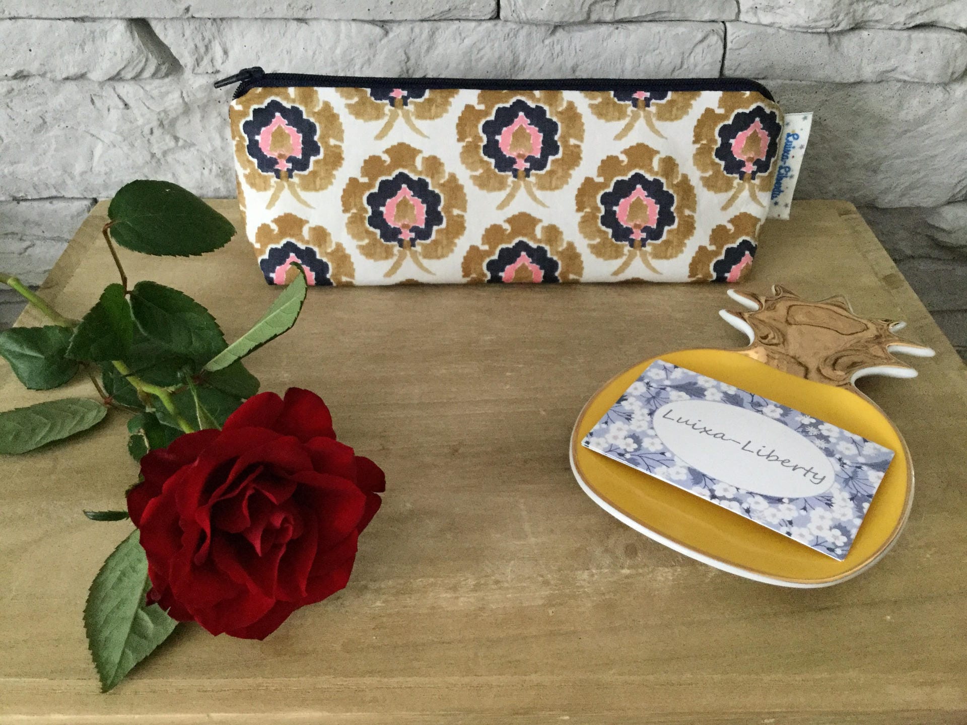 Trousse à Crayons/École, Liberty Of London Bosphorus, sur Commande