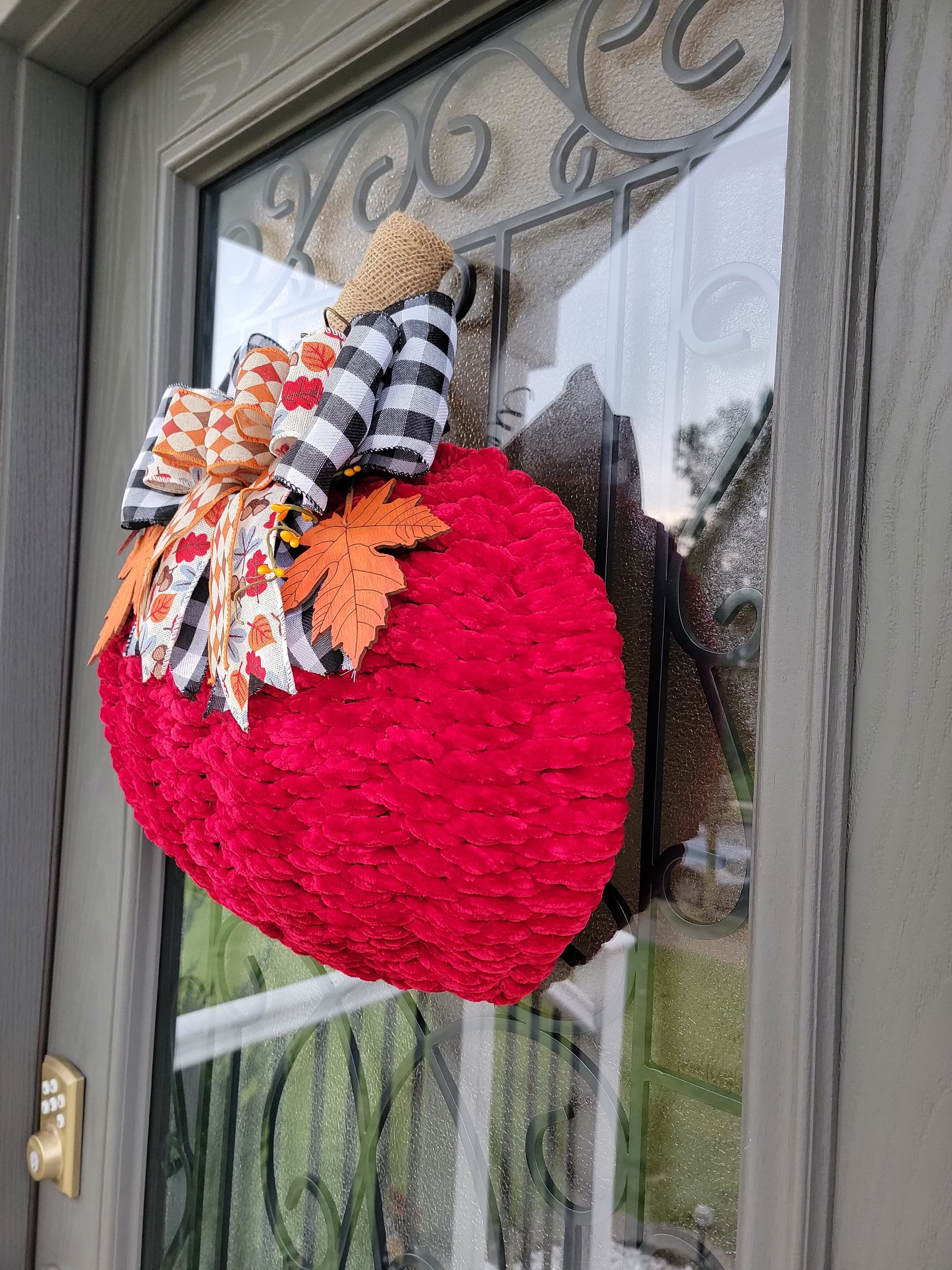 Fall Wreath, Fall Door Decor, Fall Door Hanger, Pumpkin Wreath, Pumpkin