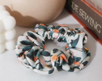 Scrunchie - Sage Citrus, elastic hair tie, bridesmaid gift, scrunchy, hair accessory, organic cotton, hair tie, organic cotton