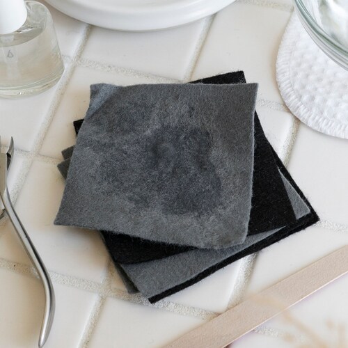 Reusable Nail Polish Remover Pads 100 Bamboo Felt Zero Etsy