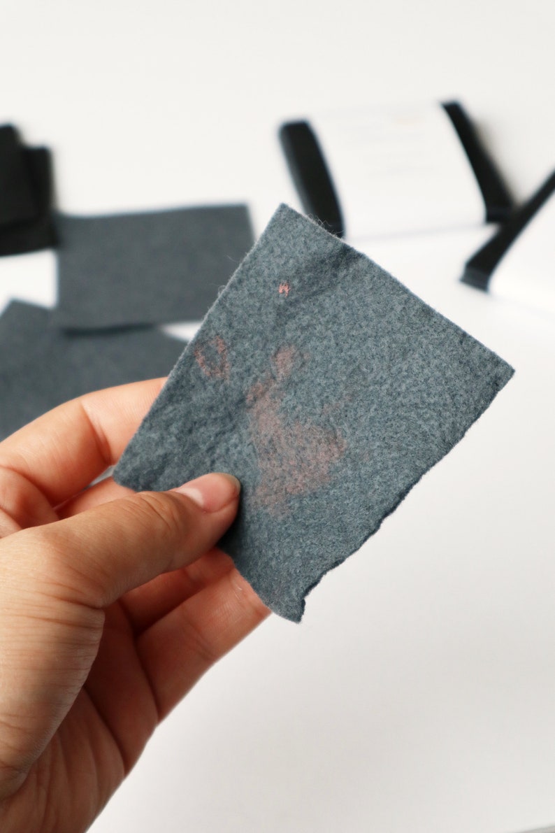 Reusable Nail Polish Remover Pads 100 Bamboo Felt zero Etsy