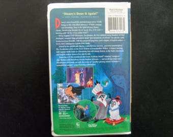 pocahontas VHS clamshell vintage