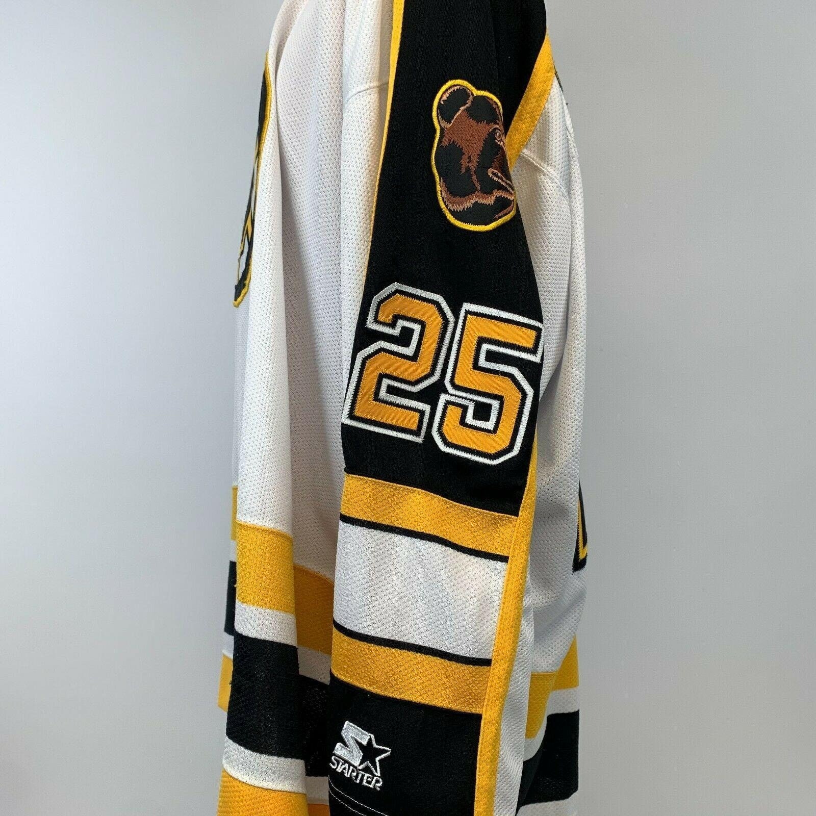 Starter Kevin Stevens Boston Bruins Jersey Vtg 90s NHL Hockey Sewn Size 2XL