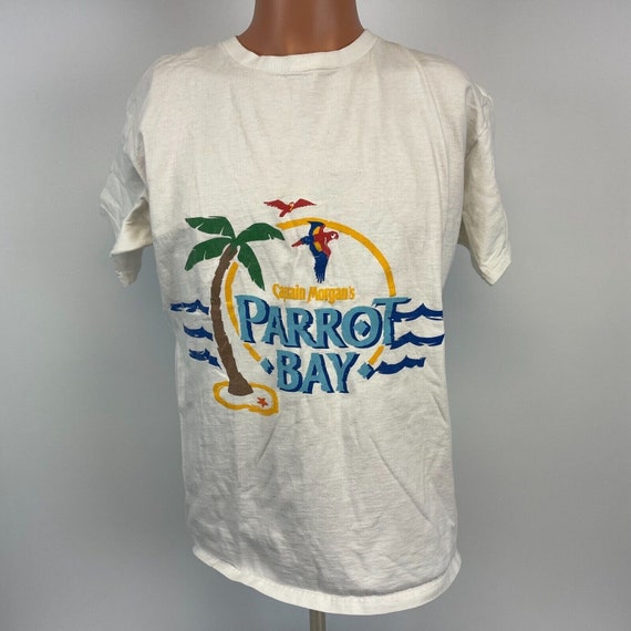 Captain Morgan Parrot Bay T Shirt Vintage 90s Alc… - image 2