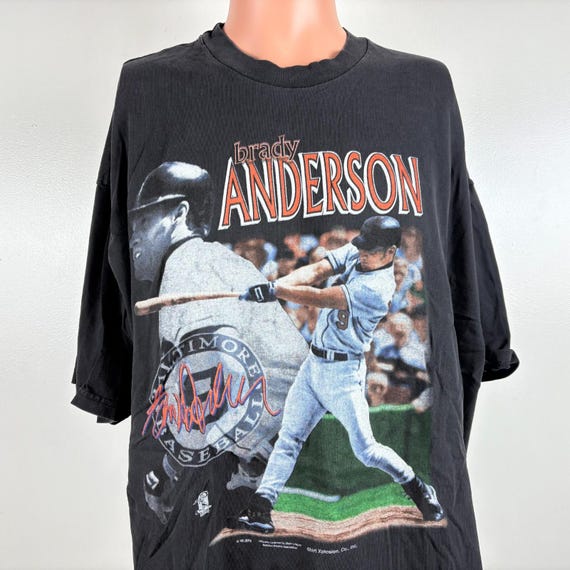 Vintage Brady Anderson T Shirt Mens Size 2XL Baltimore Orioles MLB Baseball