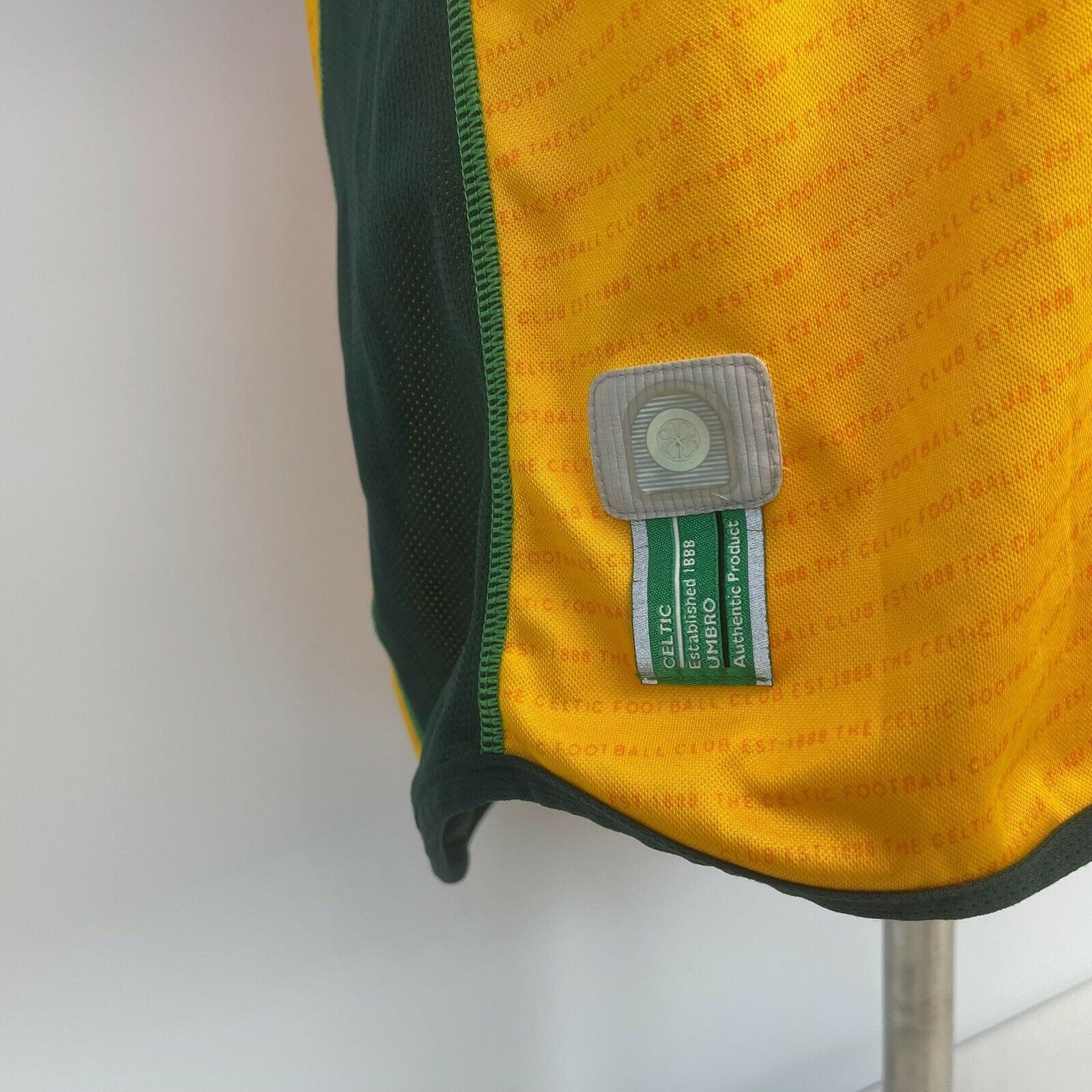 Umbro Celtic FC Vapa Tech Soccer Jersey Vtg 2002 Scottish