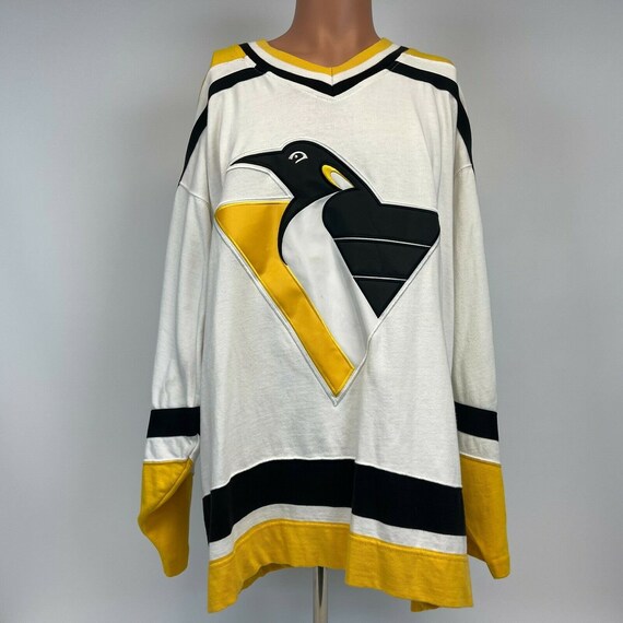 Vintage 1990s Starter Pittsburgh Penguins Jersey Sewn Stitched Size  Small/Medium